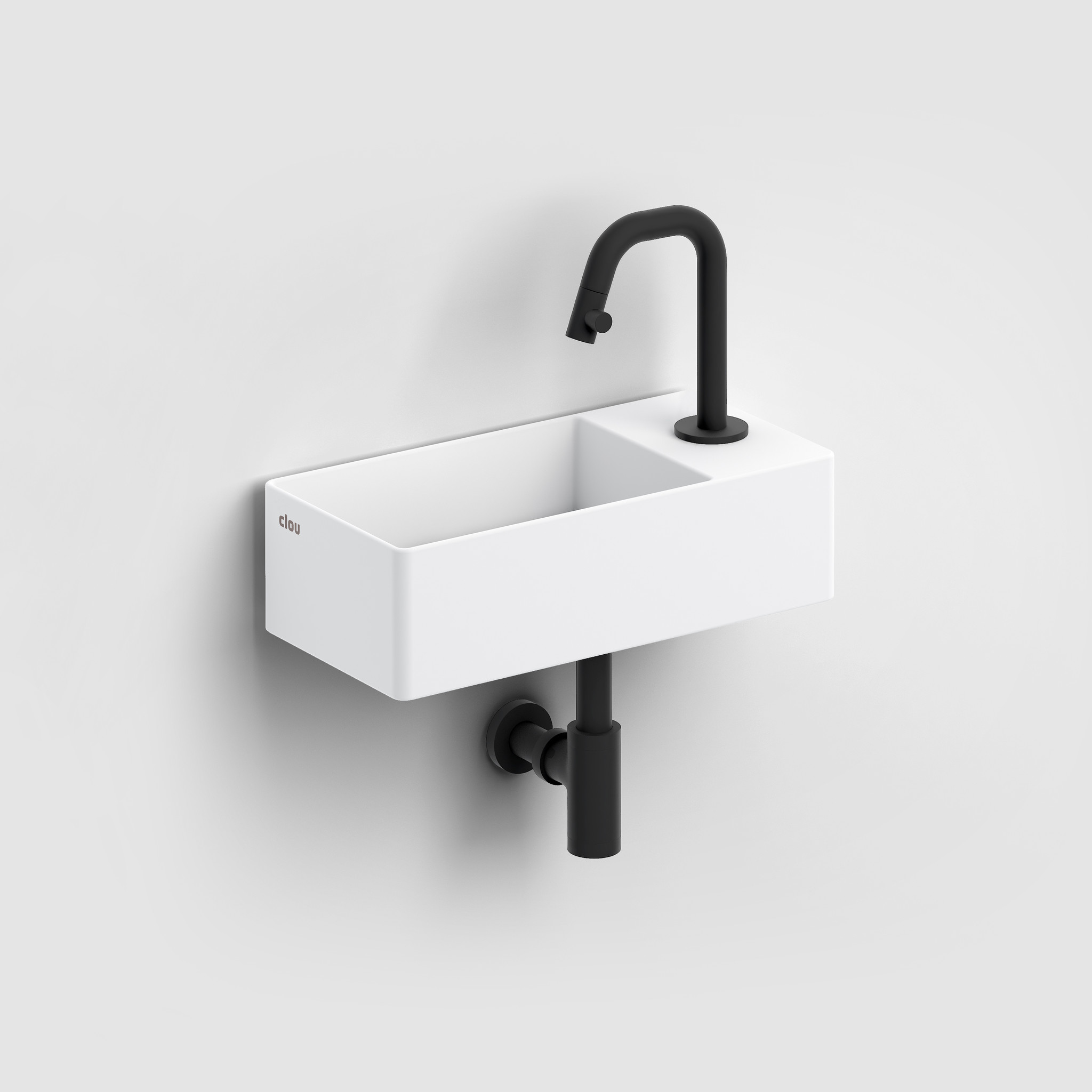 New Flush 3 hand basin with drain plate