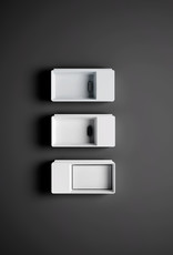 New Flush 3 lave-mains gauche avec tablette couvre-bonde