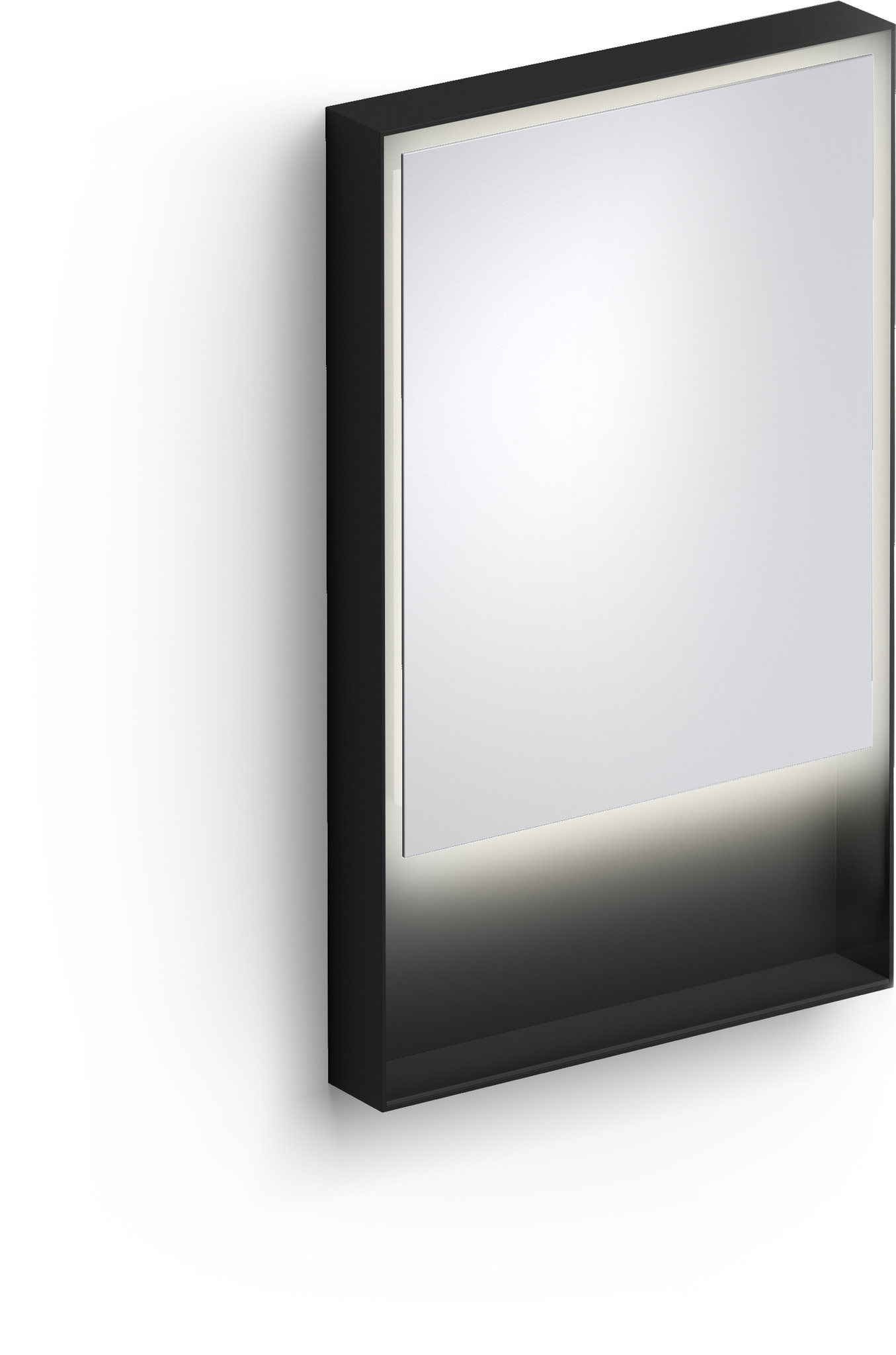 Look at Me Mirror 50 cm with frame and LED-lighting