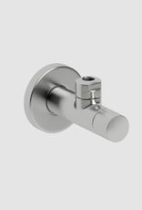 HighTech Marathon 2 design angle valve, brushed stainless steel