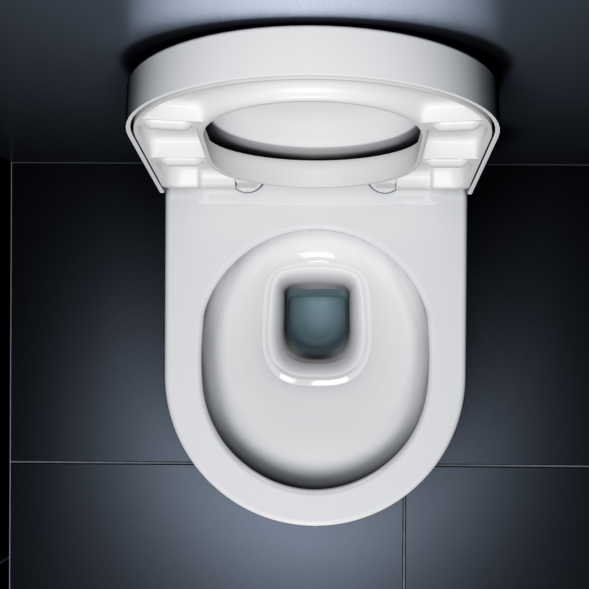 Hammock rimless toilet 56cm, with seat and cover