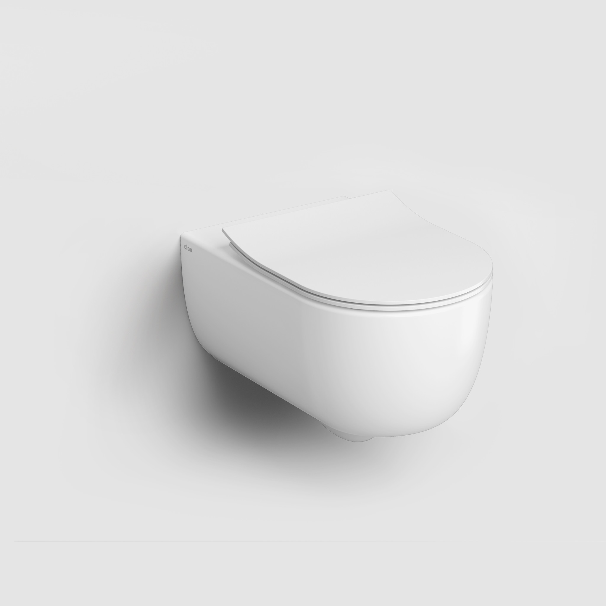 Hammock rimless toilet 56cm, including thin seat with cover