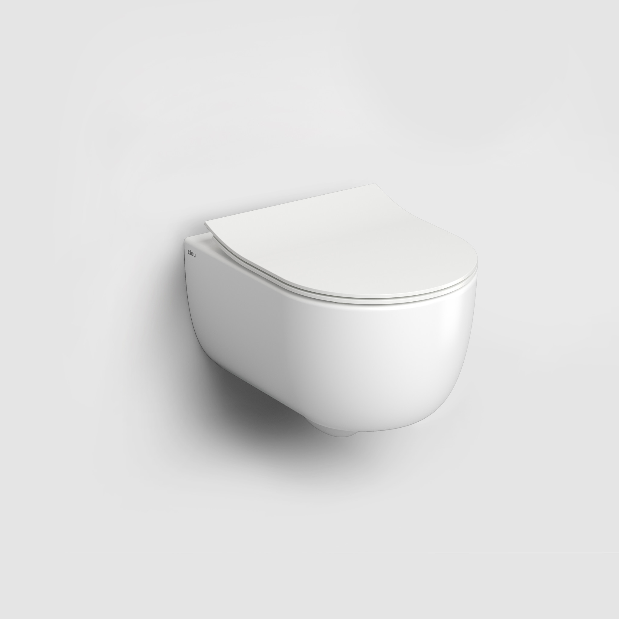 Hammock rimless toilet 49cm, including thin seat with cover