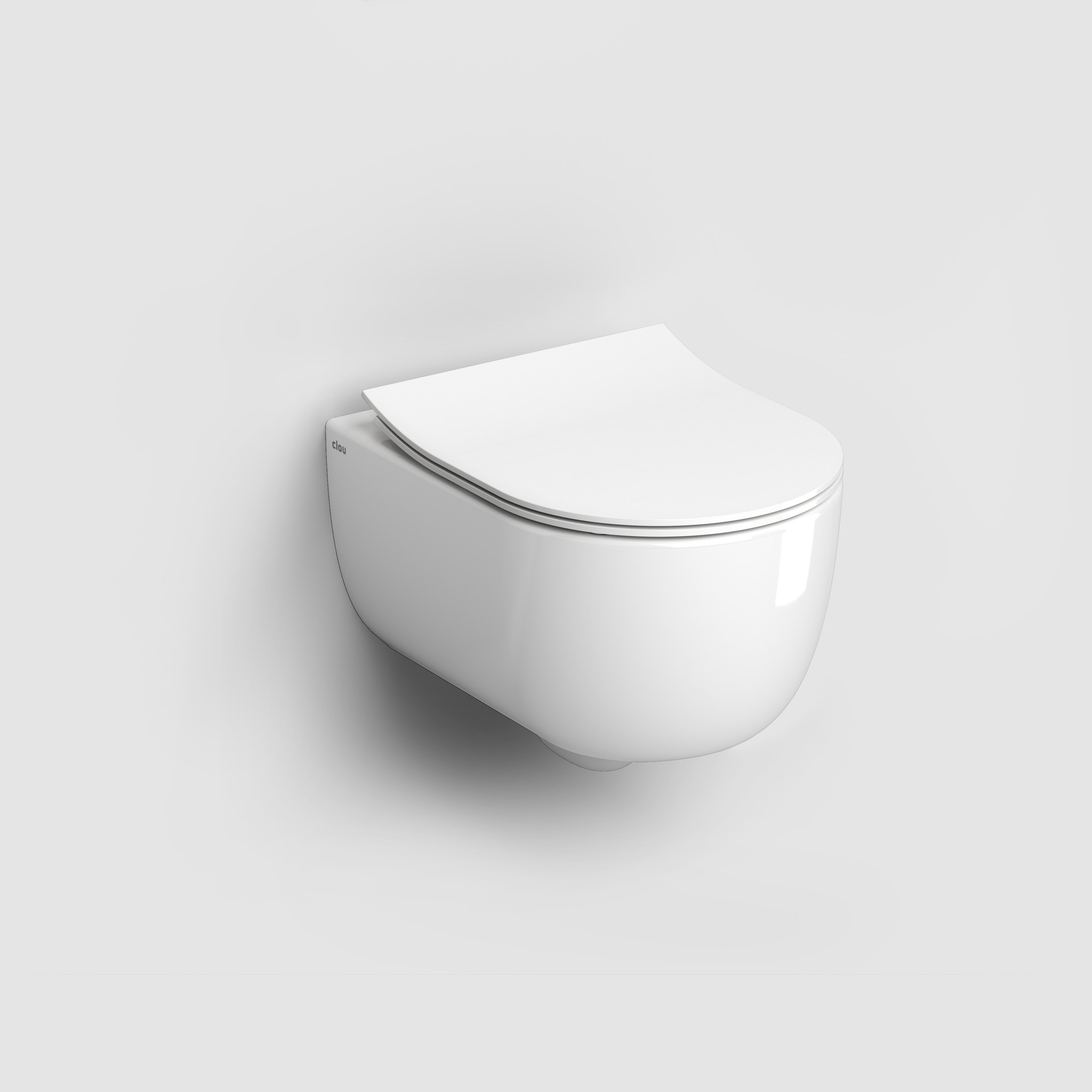 Hammock rimless toilet 49cm, including thin seat with cover