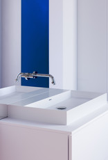 Countertop comptoir de salle de bain pour commode Hammock 70 cm, Aluite blanc mat