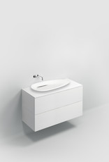 Countertop countertop for Hammock dresser 110 cm, matt white aluite