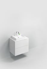 Countertop comptoir de salle de bain pour commode Hammock 70 cm, Aluite blanc mat