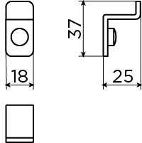 Fold patère