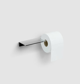 Fold toilet paper holder with shelf