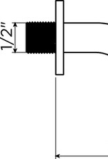 Kaldur fonteinkraan PVD