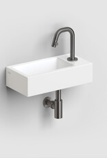 Kaldur standing cold water tap, PVD, with short spout, right