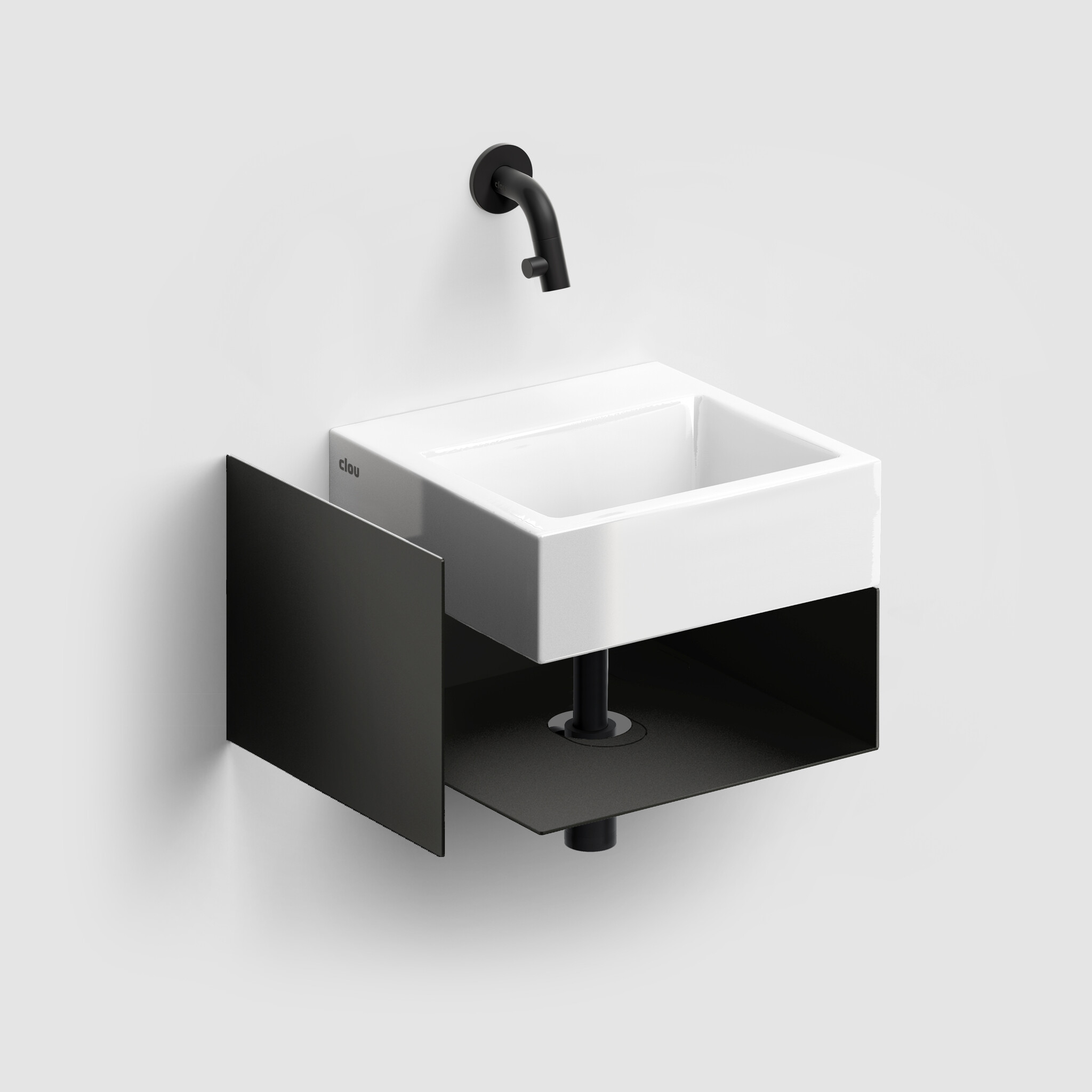 Flush open cabinet with towel holder for Flush 1 and InBe 1