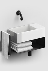 InBe open cabinet with towel holder for New Flush 3