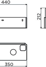 InBe open cabinet with towel holder for New Flush 3