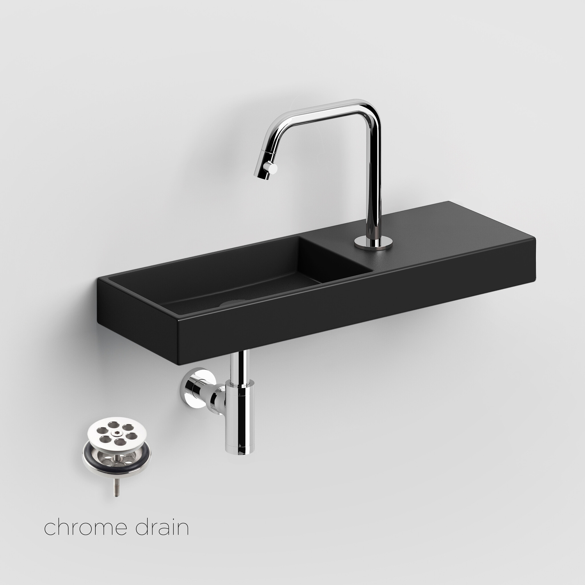 One-Click One-Click handbasin set (Mini Wash Me handbasin, Kaldur, MiniSuk)