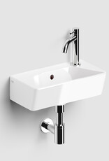 InBe InBe 6 handbasin, with taphole, without drain, white ceramic