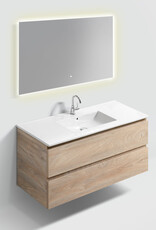 InBe meuble salle de bains 120cm, lavabo simple