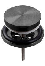 Mini Wash Me drain set for hand basins, with cover, PVD