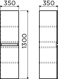 InBe InBe column cabinet 130cm