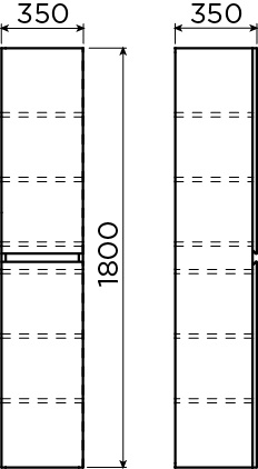 InBe InBe column cabinet 180cm