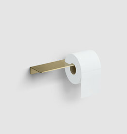 Fold toilet paper holder with shelf, PVD