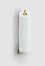 Fold backup toilet paper holder for 3 pieces, PVD