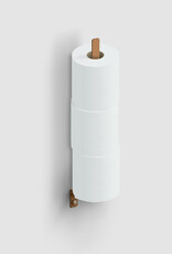 Fold backup toilet paper holder for 3 pieces, PVD