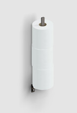 Fold backup toilet paper holder for 3 pieces, PVD