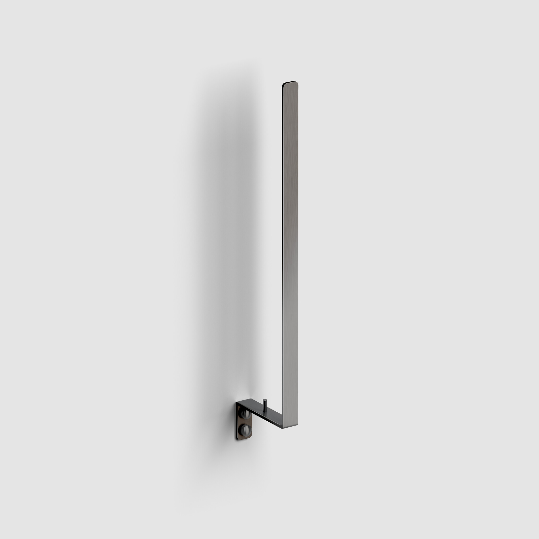 Fold backup toilet paper holder for 3 pieces, PVD
