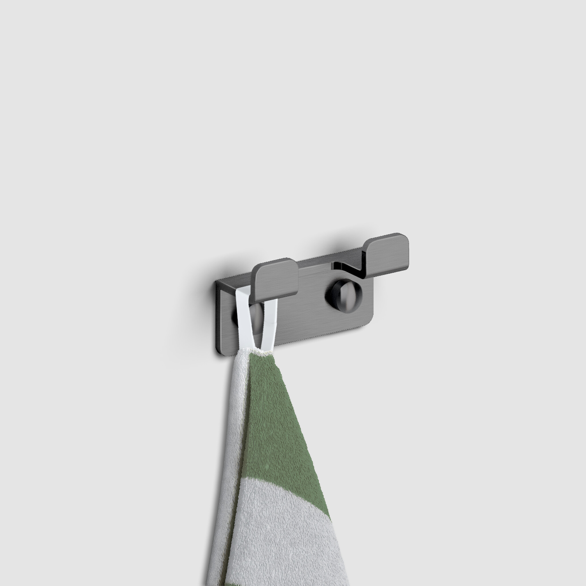Fold double patère, PVD