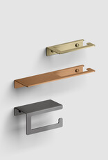 Fold Fold toilet paper holder with shelf, PVD