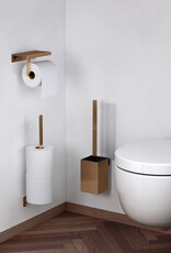Fold backup toilet paper holder for 3 pieces, PVD