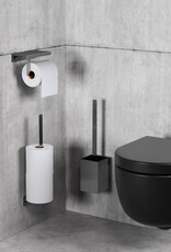 Fold backup toilet paper holder for 3 pieces, PVD