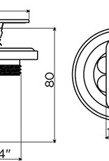 New Flush drain and trap connector for First, Flush and New Flush handbasins