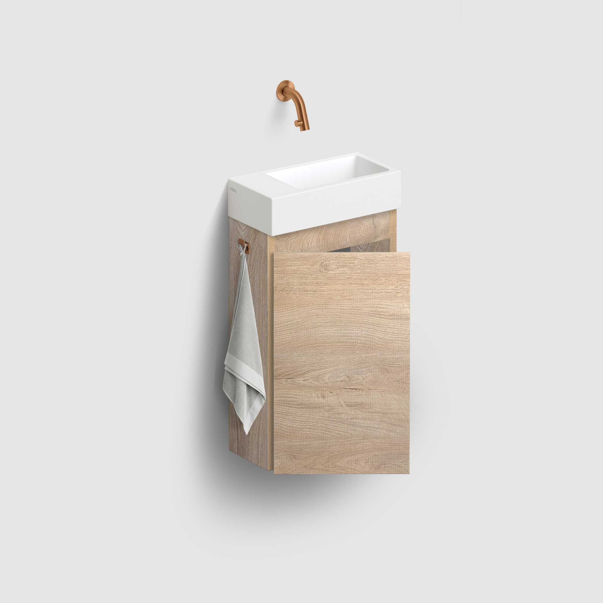 InBe cabinet for Flush 3 and InBe set 3 handbasins, left