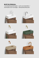InBe cabinet for Flush 3 and InBe set 3 handbasins, left