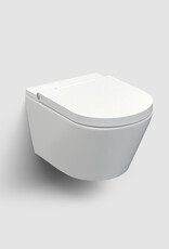 Clever Clever douche-WC met turbo flush, glanzend wit keramiek