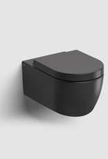 New Hammock rimless toilet, wall mounted, 54 cm, thick seat