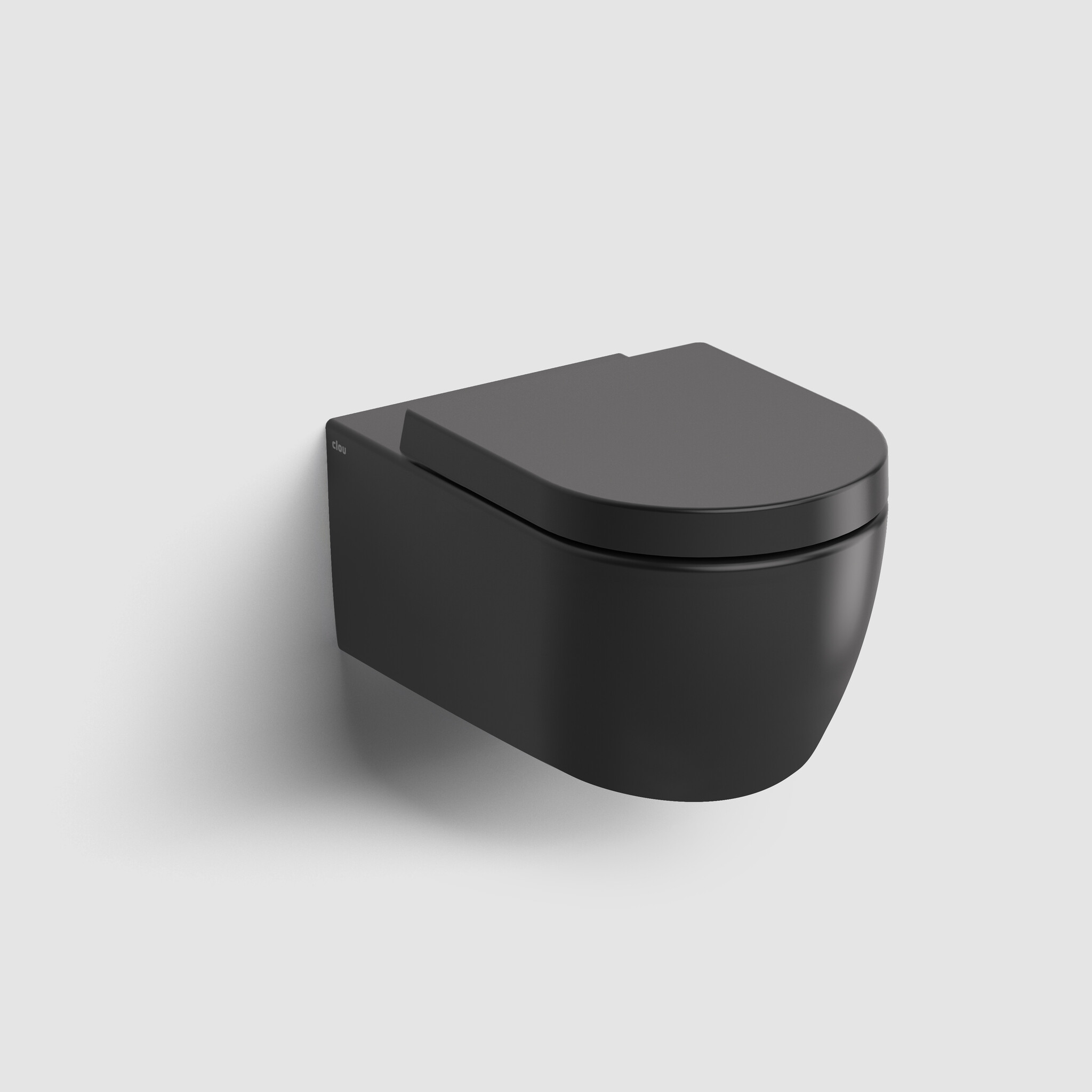 New Hammock rimless toilet, wall mounted, 54 cm, thick seat