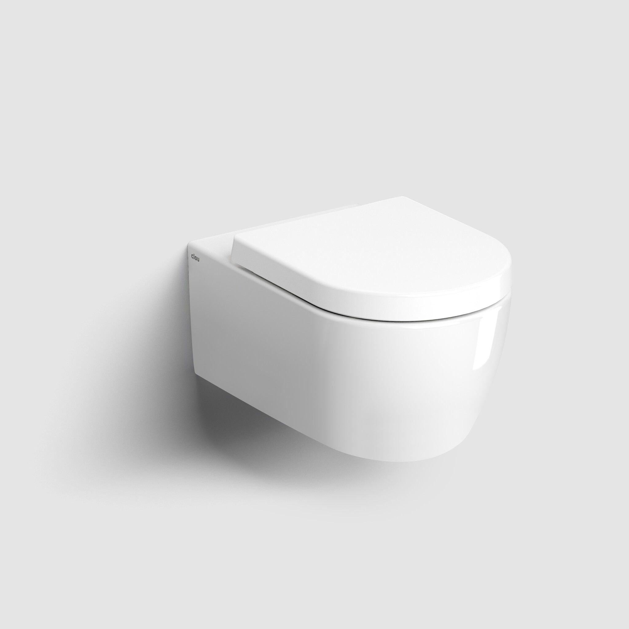 New Hammock rimless toilet, wall mounted, 54 cm, thick seat