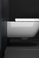 New Hammock toilette sans bord, à suspendre, 54 cm, abattant épais