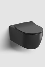 New Hammock toilette sans bord, à suspendre, 54 cm, abattant bas