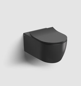 New Hammock rimless toilet, wall mounted, 54 cm, thin seat