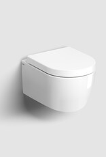 New Hammock rimless toilet, wall mounted, 49 cm, thick seat