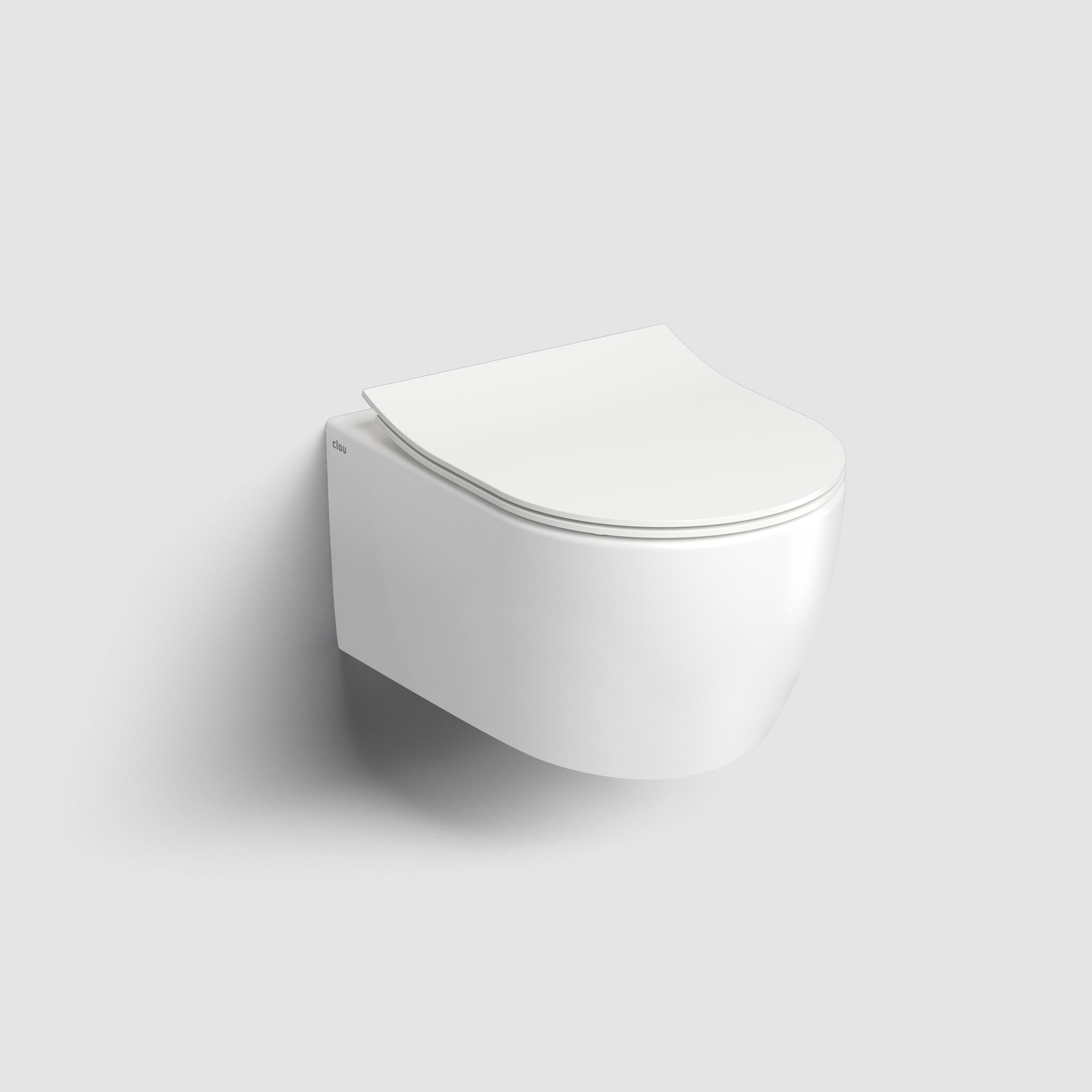 New Hammock rimless toilet, wall mounted, 49 cm, thin seat