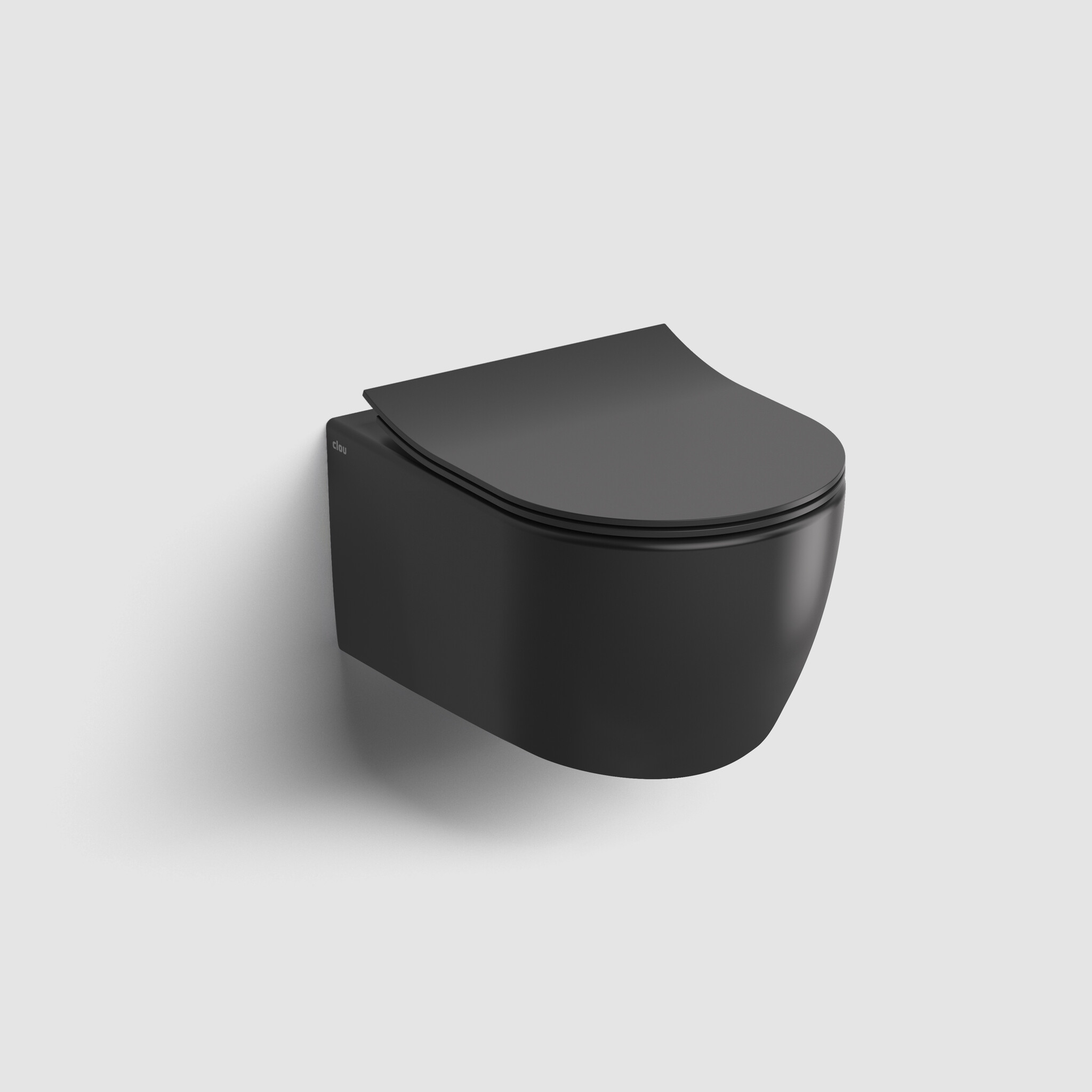 New Hammock rimless toilet, wall mounted, 49 cm, thin seat