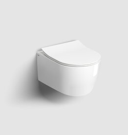 New Hammock toilette sans bord, à suspendre, 49 cm, abattant bas