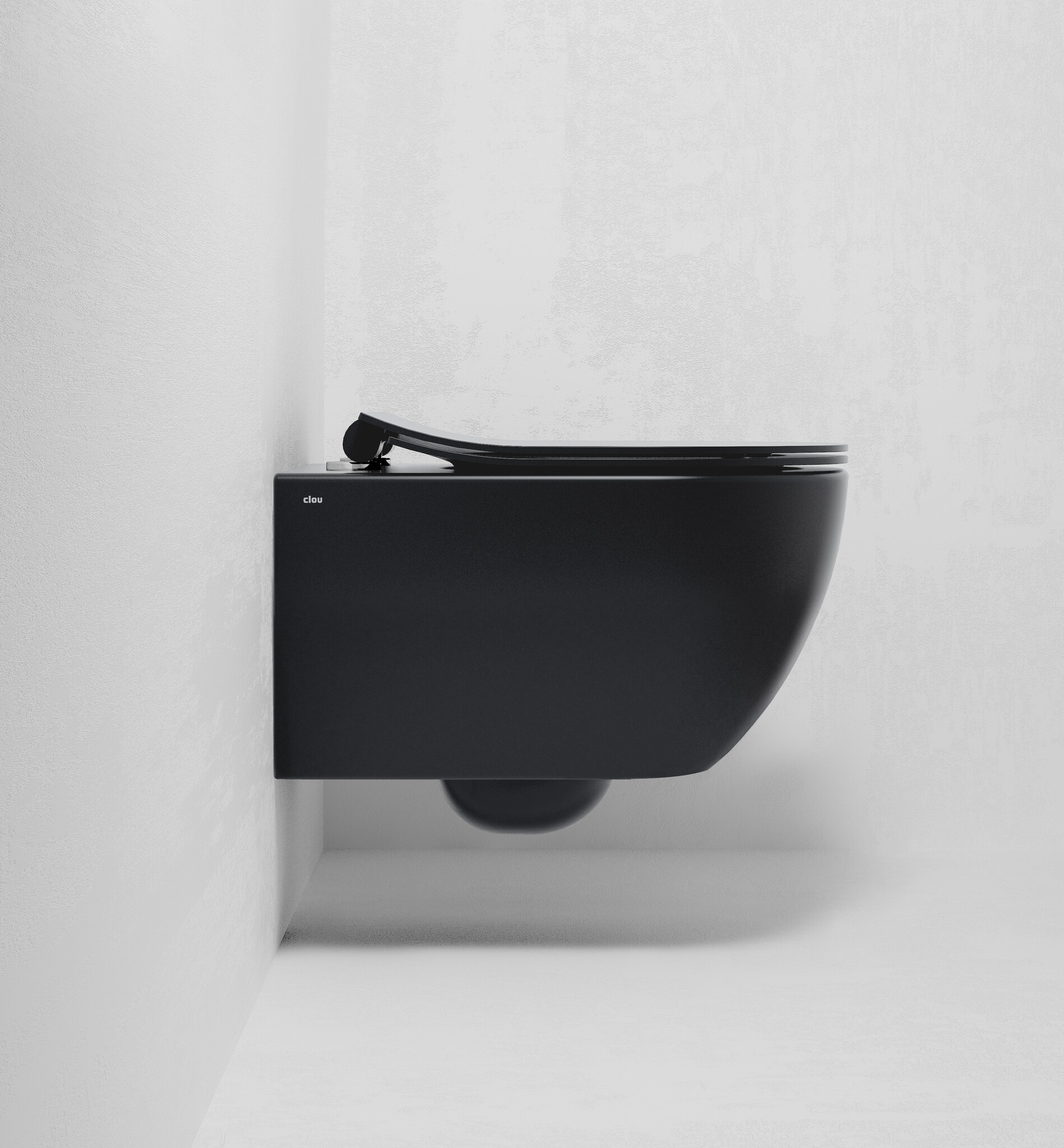 New Hammock toilette sans bord, à suspendre, 49 cm, abattant bas