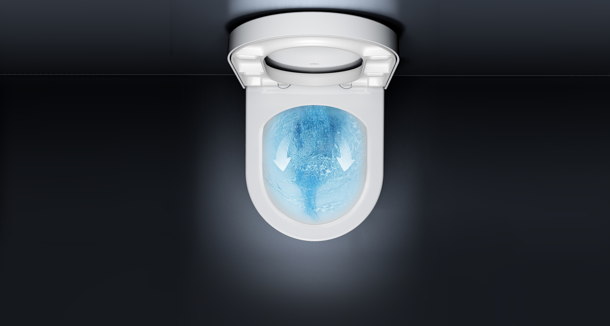 New Hammock rimless toilet, wall mounted, 49 cm, thin seat