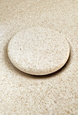 InBe 9 fontein 43cm, met handdoekhouder, antraciet Microrazzo beton, met kraangat rechts, met afsluitbare afvoerplug met Microrazzo cover. - Copy